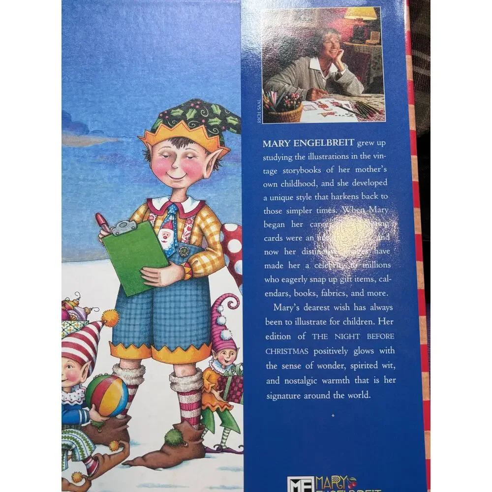 Mary Englebreit Illustrations The Night Before Christmas Hardcover 2002 1st Ed